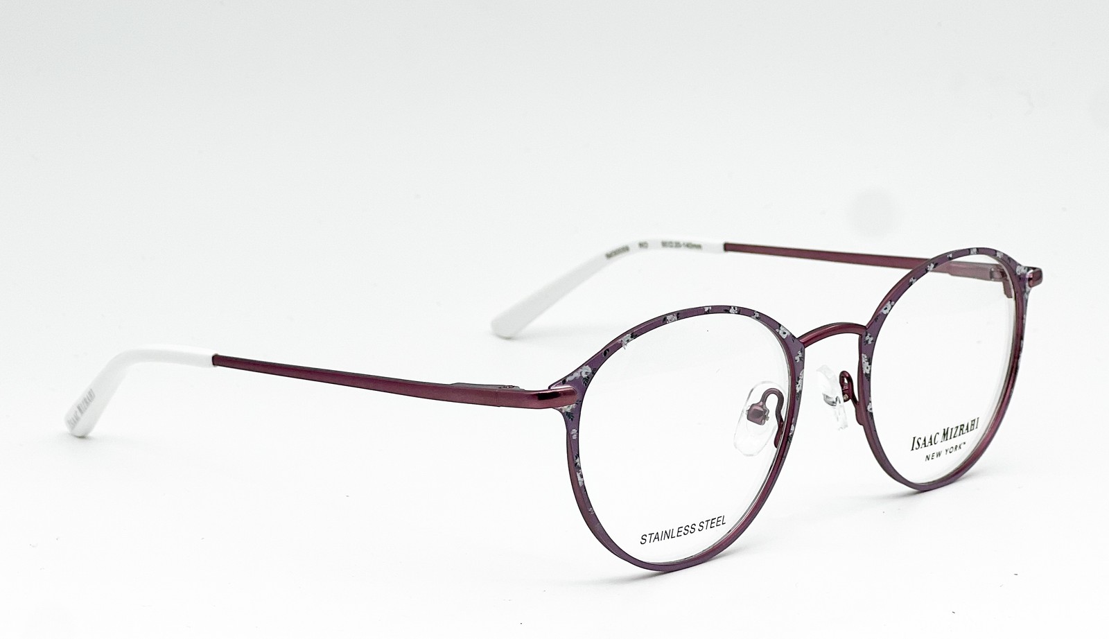 NEW ISAAC MIZRAHI IM30059 RO ROSE AUTHENTIC EYEGLASSES 50-20