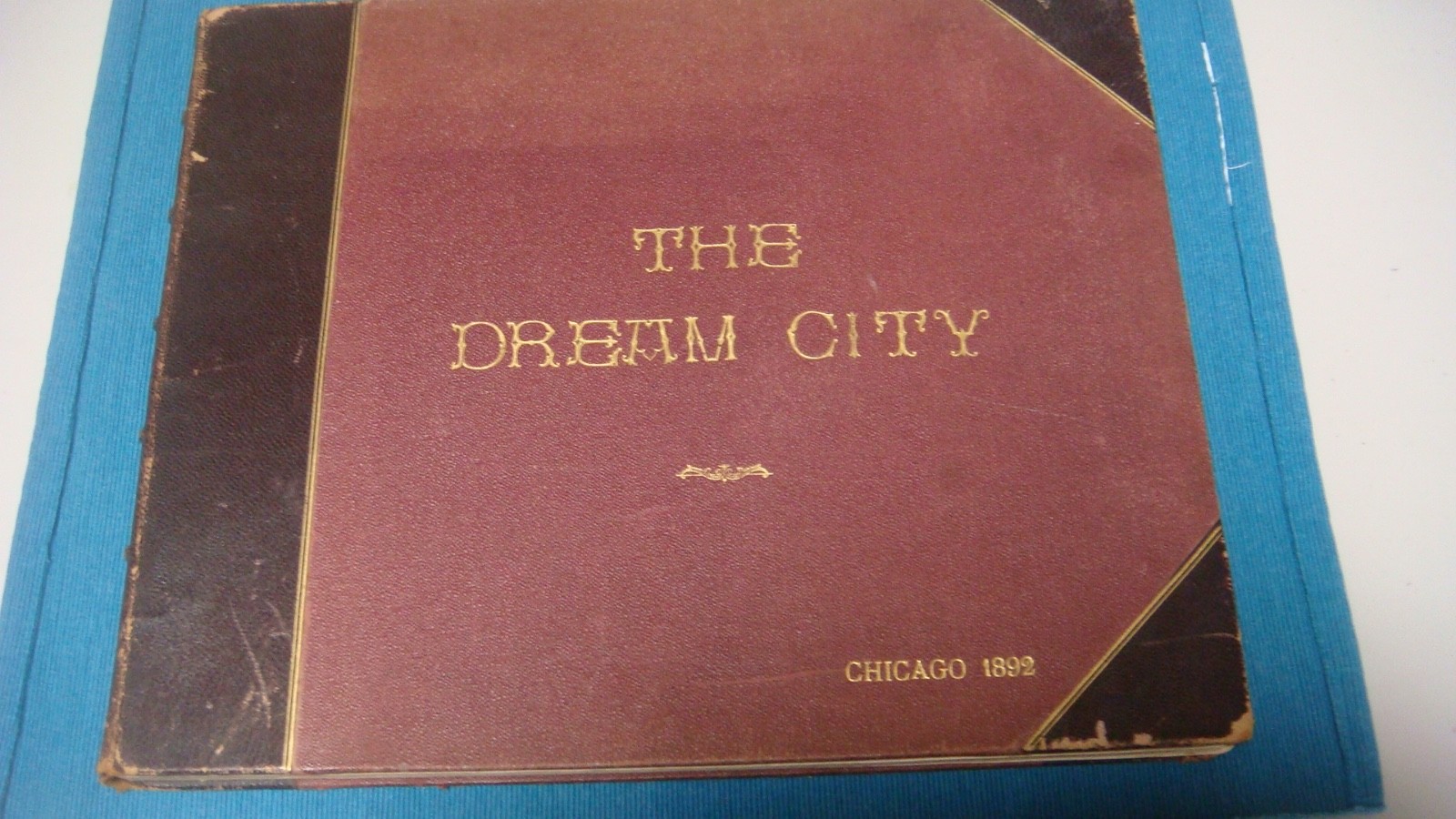 Antique 1892 Dream City Chicago World's Fair photographic portfolio Prof. IVES