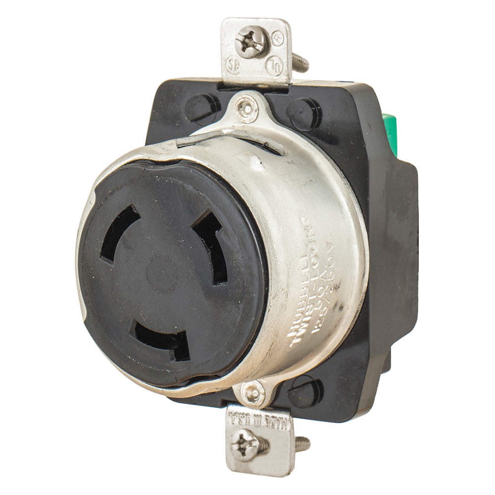 BRYANT 6369CR Locking Receptacle,250VAC,50A 49YX49