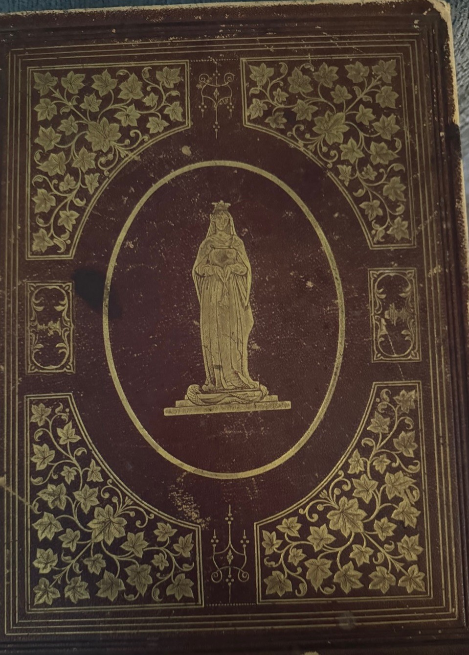 Life of the Blessed Virgin Mary - Mrs. J. Sadlier - 1866 leather illus Life of the Blessed Virgin Mary - Mrs. J. Sadlier - 1866 leather illus