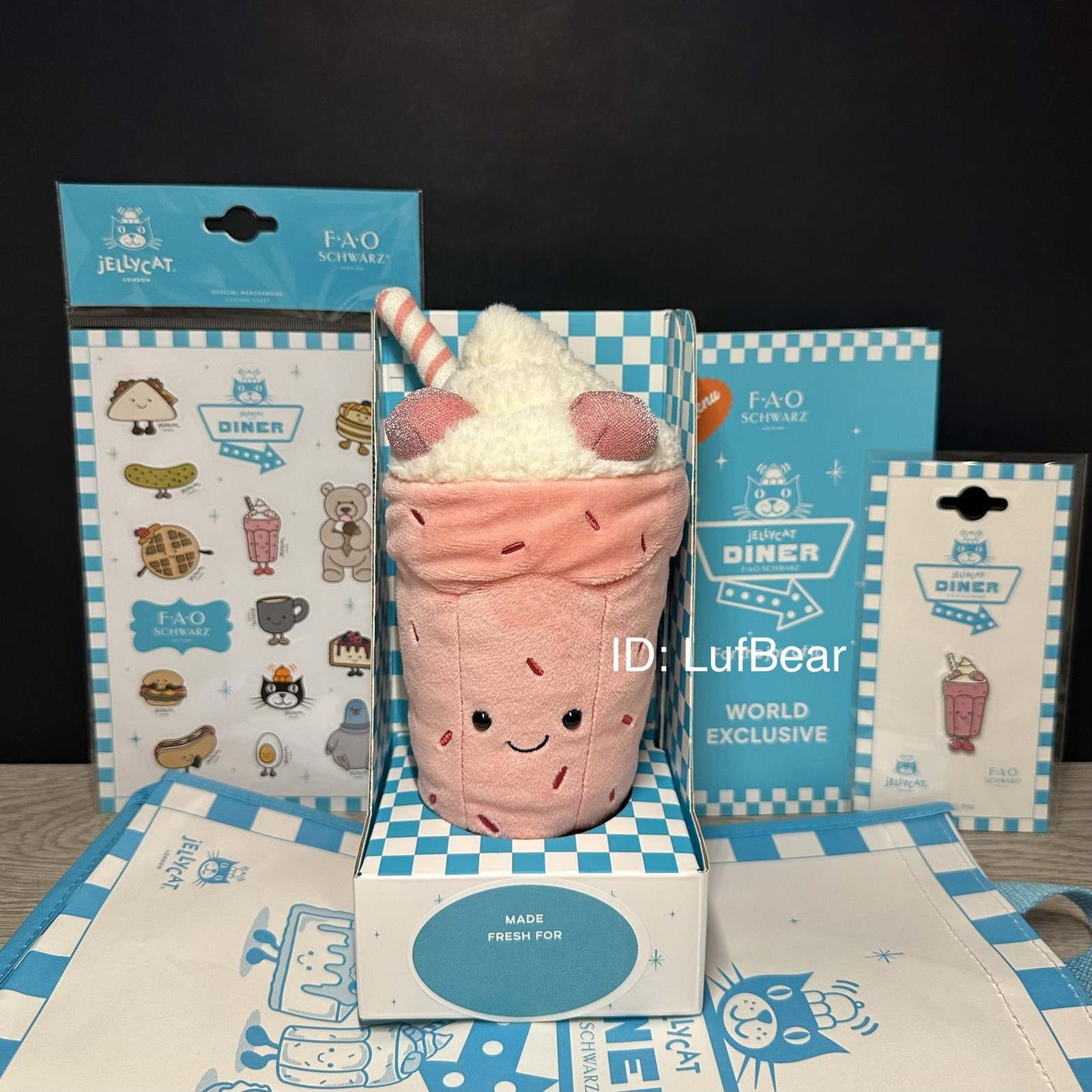 AUTHENTIC❗️Jellycat Bubbeca Milkshake Set NWT- NYC FAO Executive- SHIPS SAME DAY AUTHENTIC❗️Jellycat Bubbeca Milkshake Set NWT- NYC FAO Executive- SHIPS SAME DAY