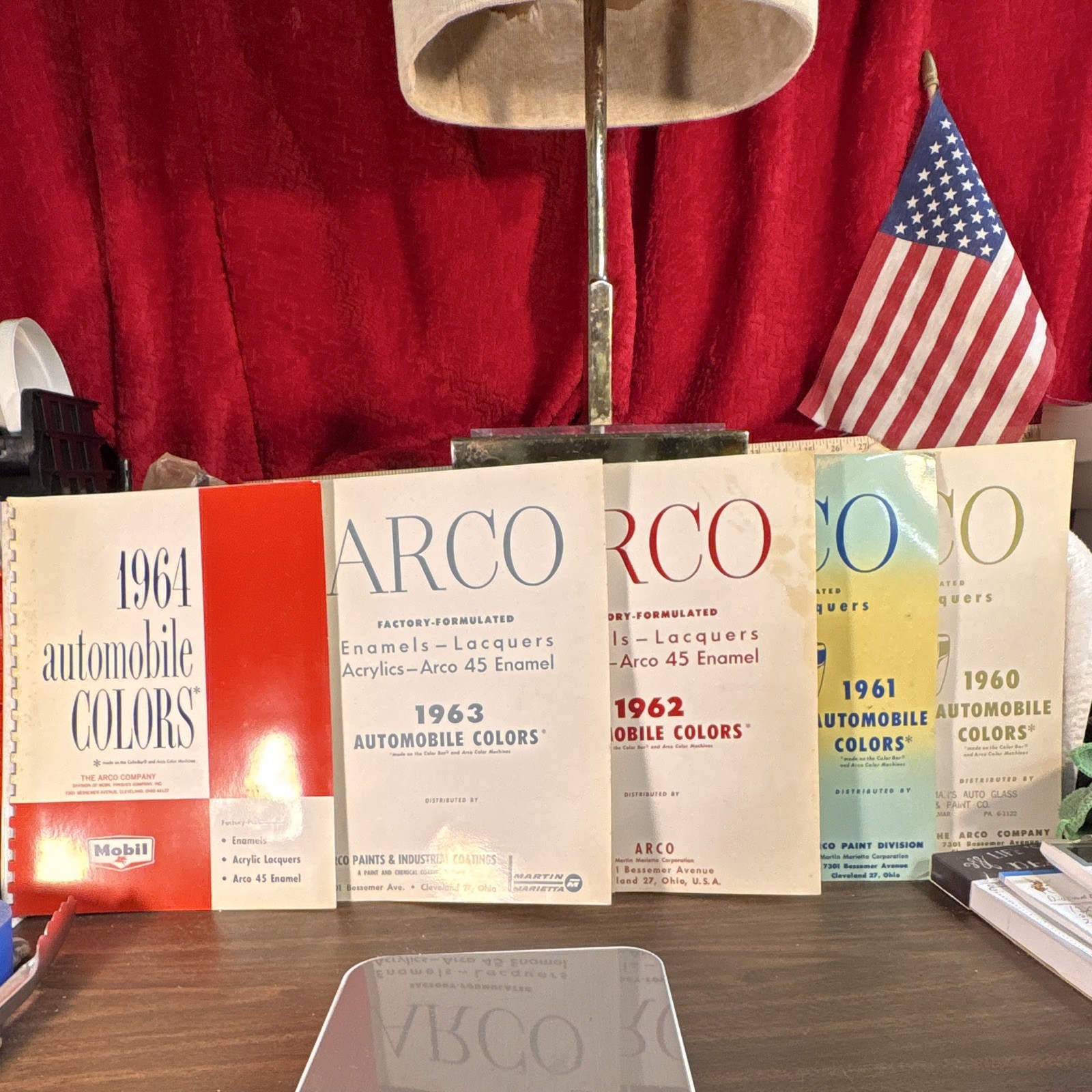 Vintage Arco Factory Formulated Enamel-Lacquers 1960,61,62,63,64Rare Paint Chart Vintage Arco Factory Formulated Enamel-Lacquers 1960,61,62,63,64Rare Paint Chart