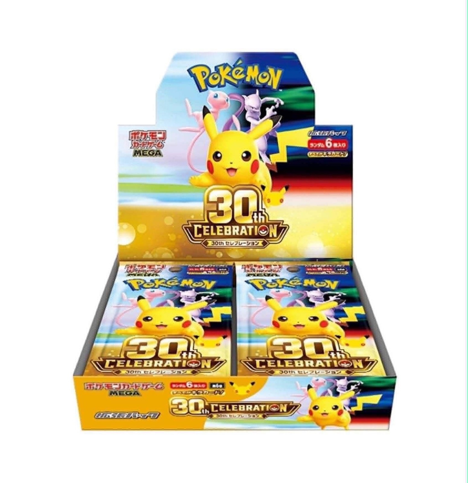 Pokemon Card 30th Celebration Booster  Japanese M6a Unopened PSL