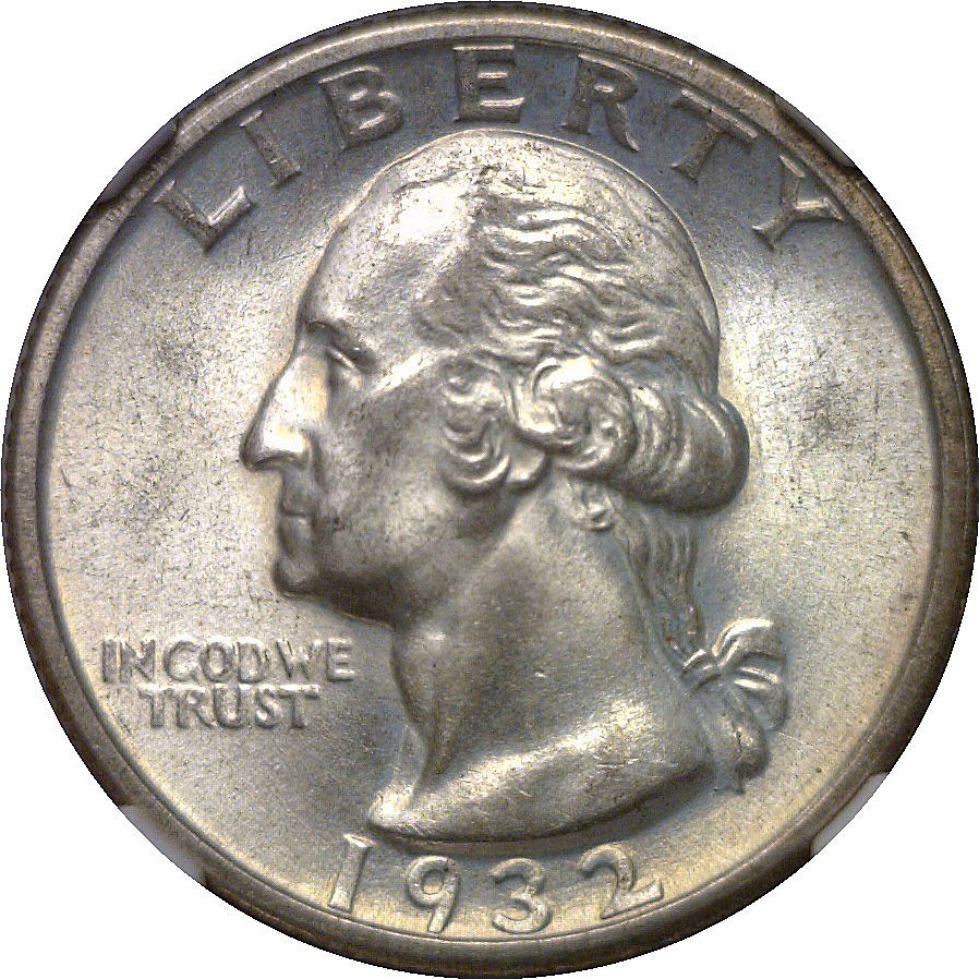 1932-D Washington Quarter *Major Key Date* Choice BU++ Scarce This Nice