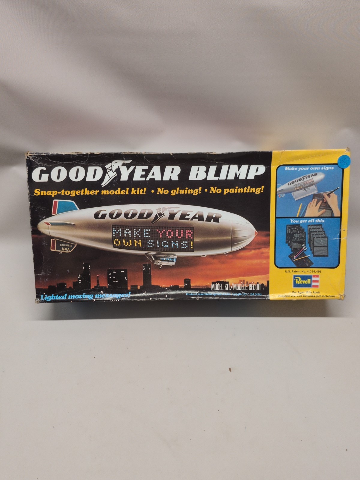 Revell 1:169 Goodyear Blimp Create MotorizedCustom Sign Model Kit H-999 