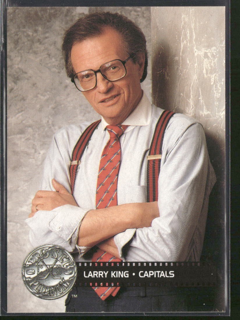 1991-92 Pro Set Platinum Larry King #292 Washington Capitals