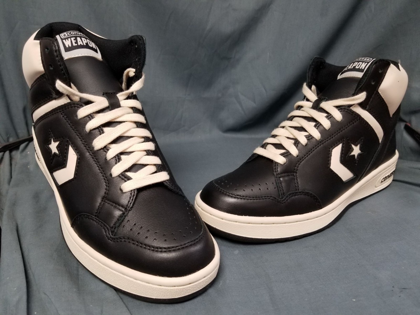 Converse Weapon Hi Black Natural A04400C Size Mens 8.5 BRAND NEW NO BOX Converse Weapon Hi Black Natural A04400C Size Mens 8.5 BRAND NEW NO BOX