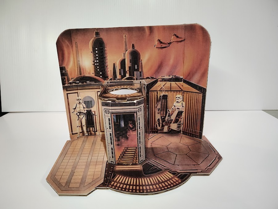 Custom 1980 Kenner Cloud City Playset Background - Upgraded Graphics Custom 1980 Kenner Cloud City Playset Background - Upgraded Graphics
