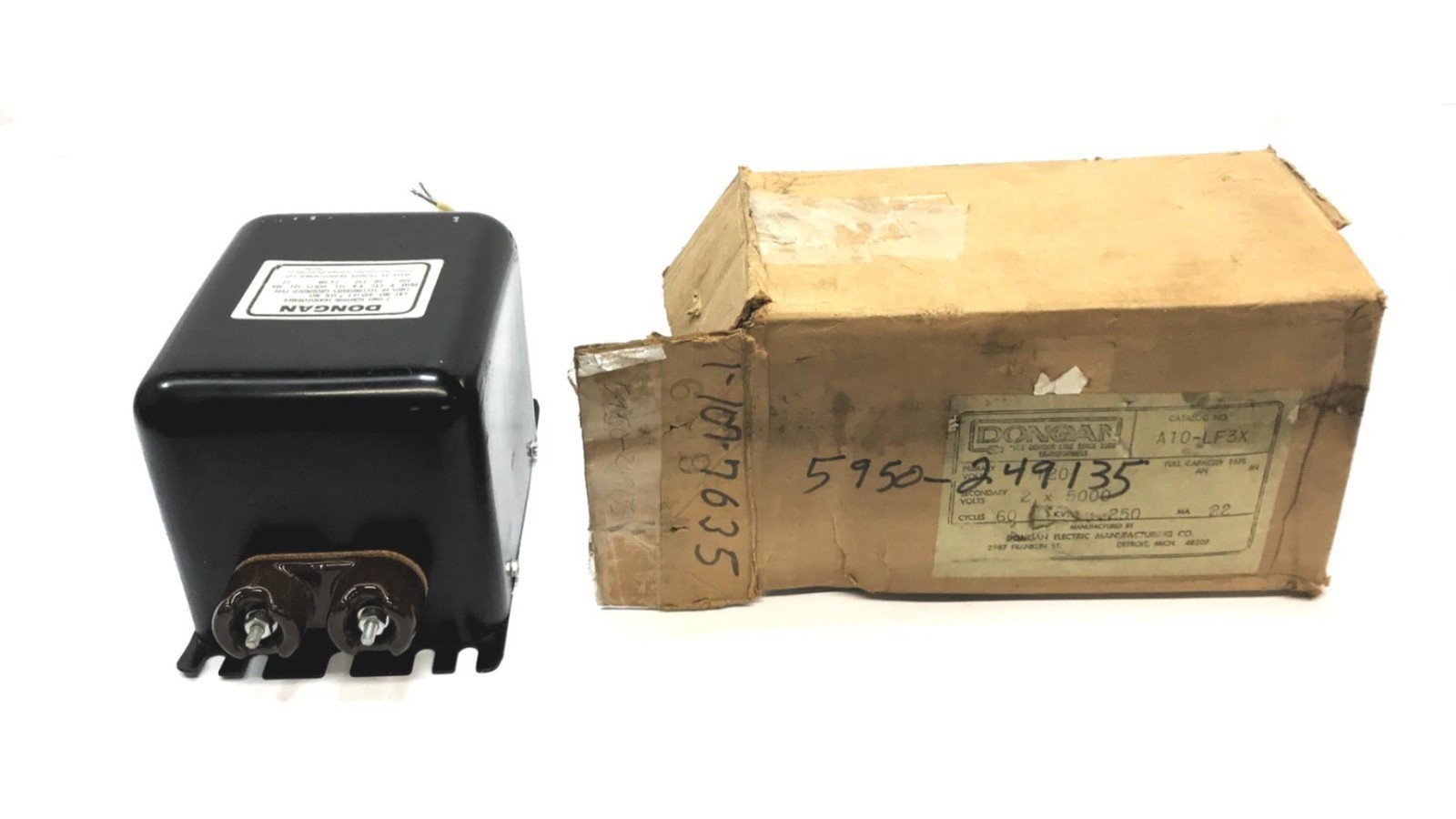 Dongan Ignition Transformer A10-LF3X NOS
