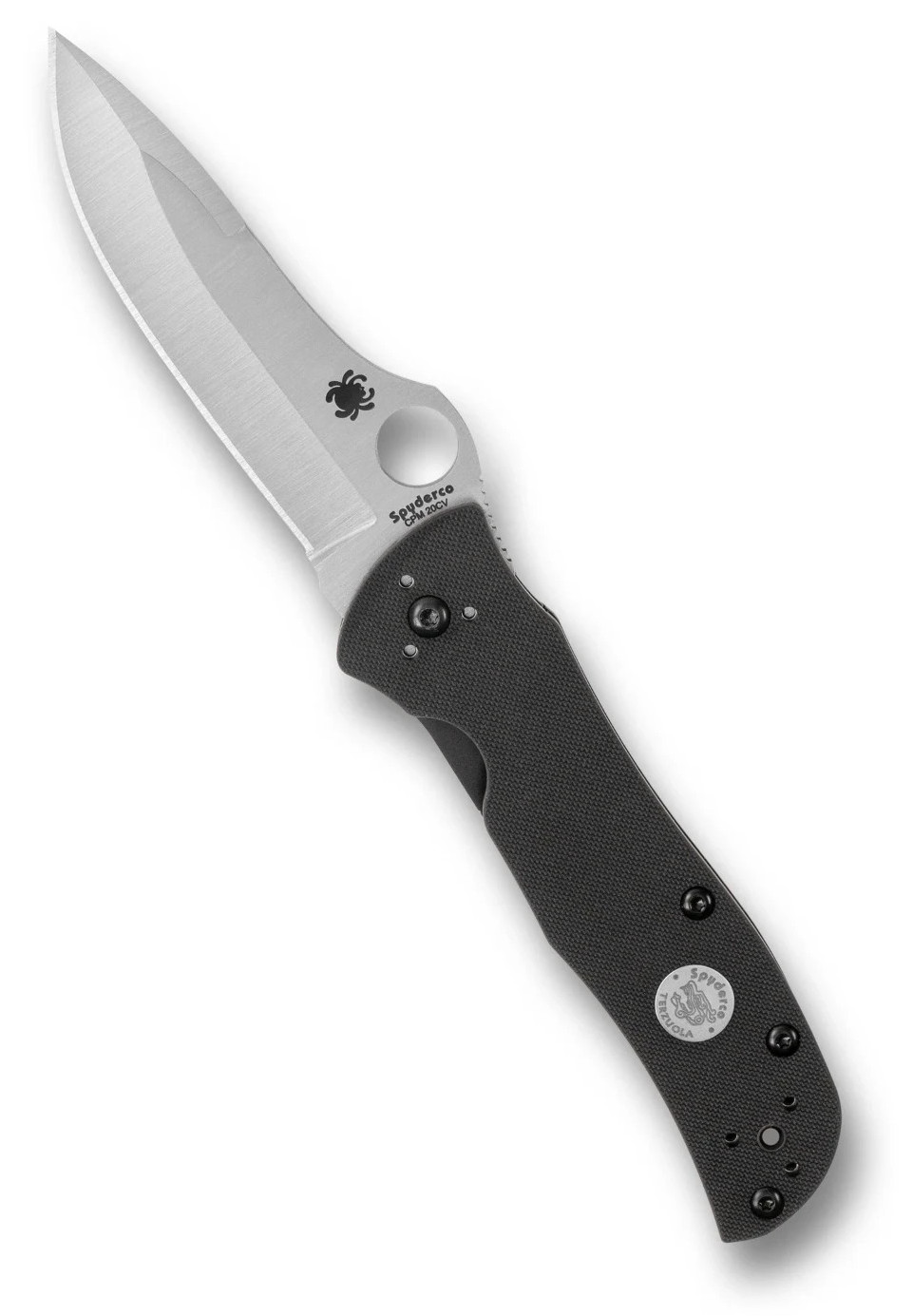 Spyderco Starmate Black G-10 CPM 20CV Sprint Run 3.74