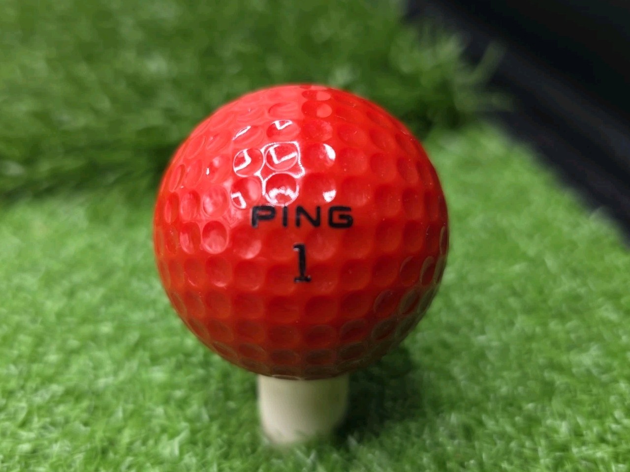 Vintage PING Kapalua Golf Course Logo Golf Ball Red and White New