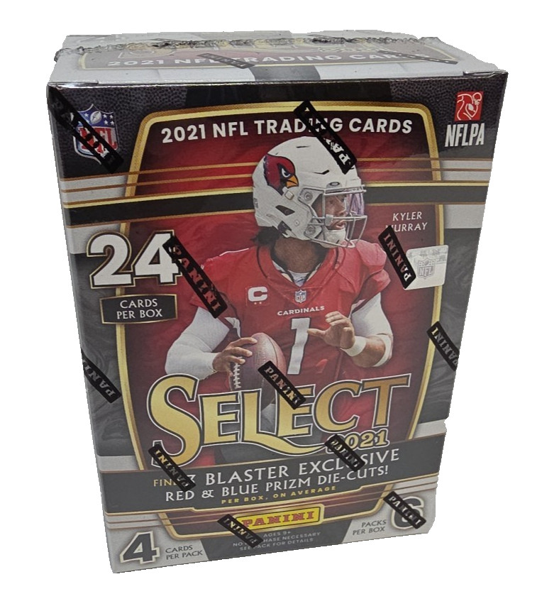 NEW SEALED 2021 Panini Select Football Blaster Box (Red & Blue Prizm Die Cuts)