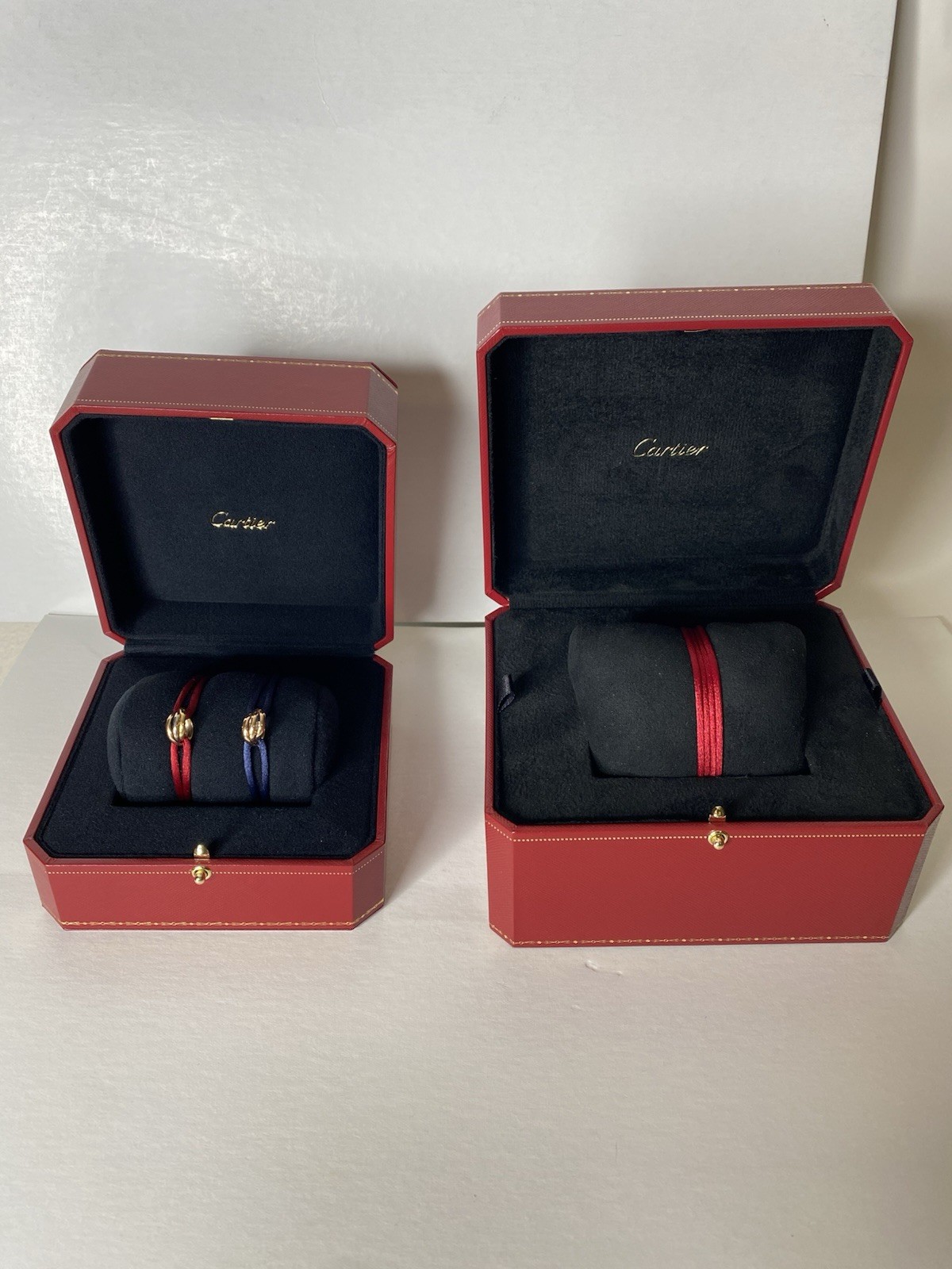 Cartier Silk Cord Red 70cm Authentic, Jewelry Box & Ring NOT included