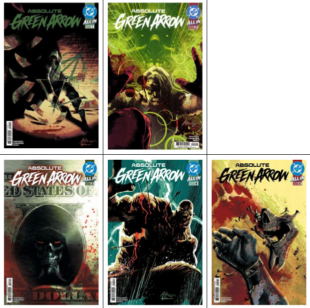 Absolute Green Arrow #1 2 3 4 5 MAIN Cover A Set LOT 2026