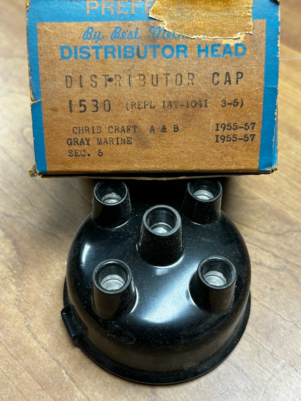 NOS Preferred Parts Distributor Cap #1530 Chris Craft A & B Gray Marine