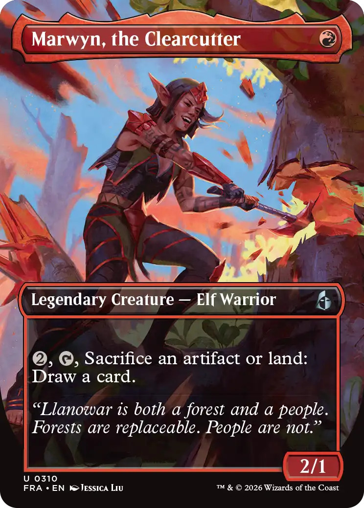 [Pre-Order] MTG Marwyn, the Clearcutter FRA English Full Art
