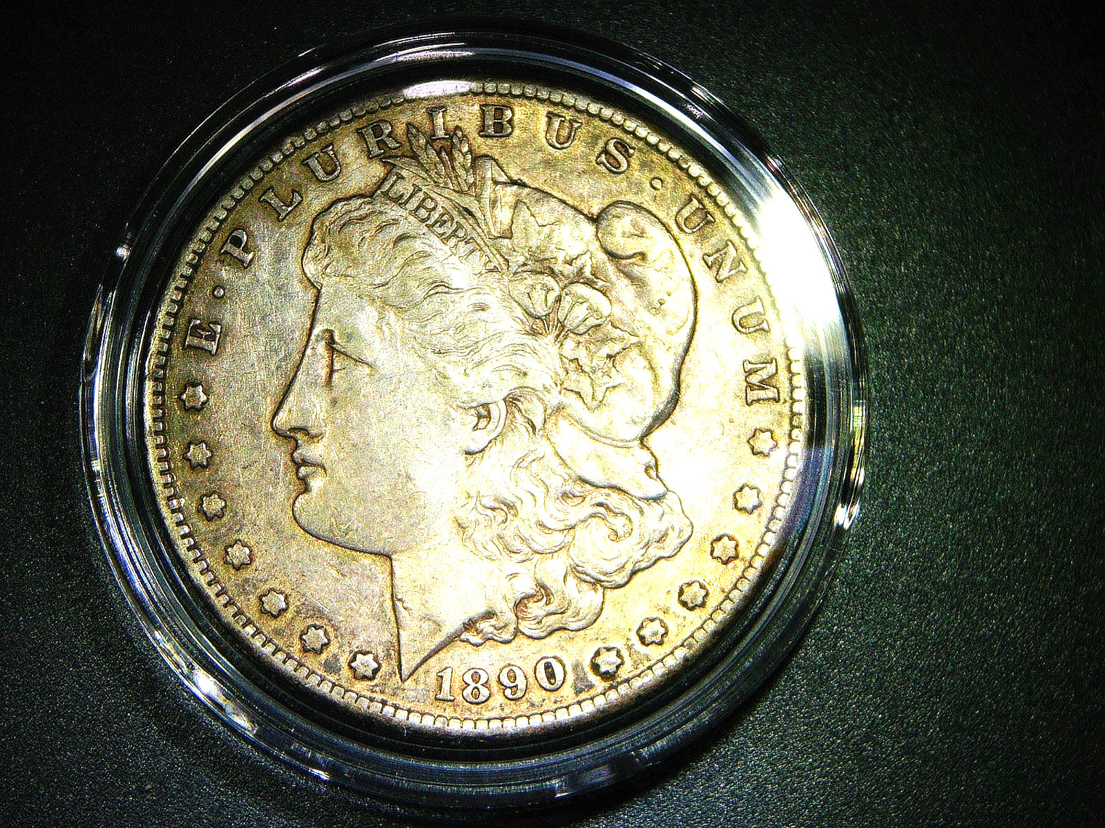 AU/UNC DETAIL 1890-S MORGAN SILVER DOLLAR BEAUTIFUL COLLECTOR GRADE COIN M-2198 AU/UNC DETAIL 1890-S MORGAN SILVER DOLLAR BEAUTIFUL COLLECTOR GRADE COIN M-2198