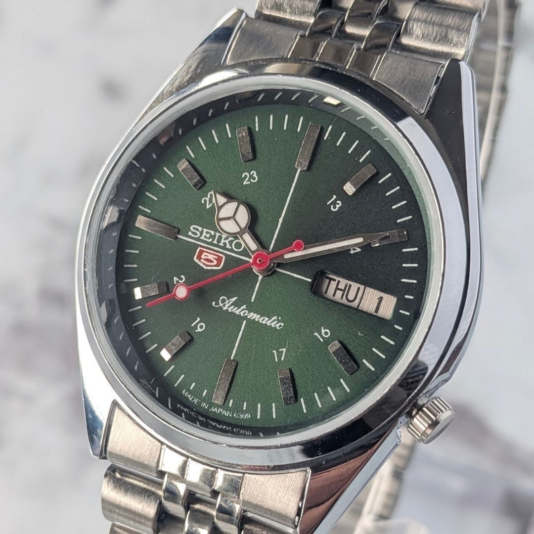 Seiko 5 Automatic 70s Green Dial Japan Seiko 5 Automatic 70s Green Dial Japan