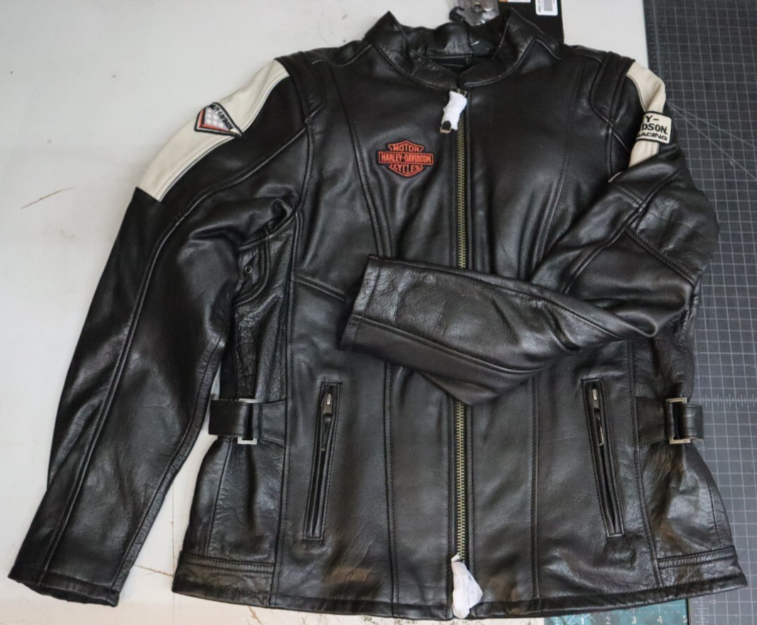 Harley Davidson Women\'s Enduro Leather Riding Jacket (98007-22VW/002L) SZ: X-LRG