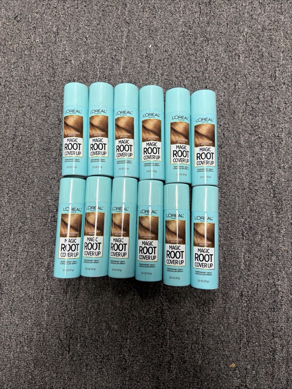 L\'Oréal Paris Magic Root Cover Up Root Touch-Up Spray Light Golden Brown/12 cans
