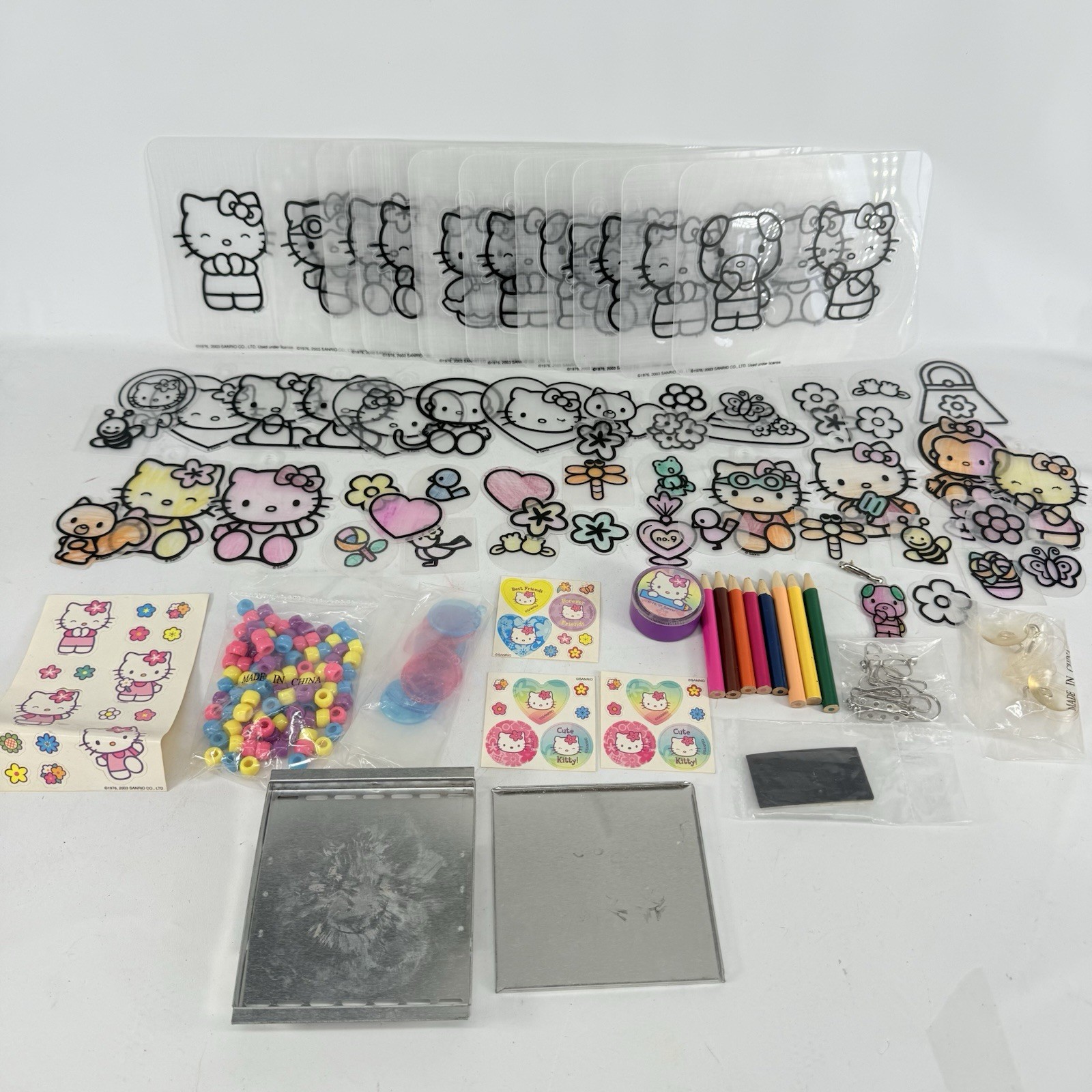 Vintage 2003 Hello Kitty Shrink Art Sanrio Replacement Parts & Pieces Vintage 2003 Hello Kitty Shrink Art Sanrio Replacement Parts & Pieces
