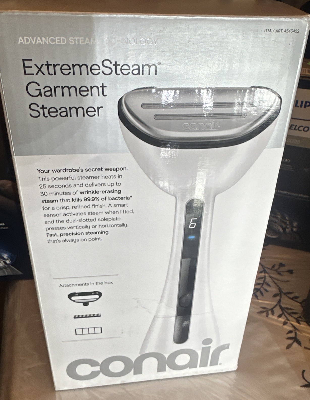 Conair Turbo ExtremeSteam Garment Steamer Advanced Steam Technology 4543452-GOOD Conair Turbo ExtremeSteam Garment Steamer Advanced Steam Technology 4543452-GOOD