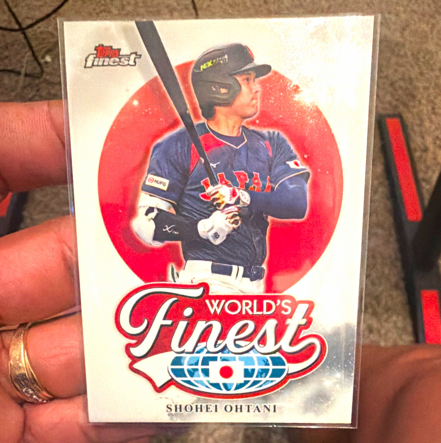 Topps 2026 Finest World\'s Finest Insert Shohei Ohtani #WF-22 WBC Japan