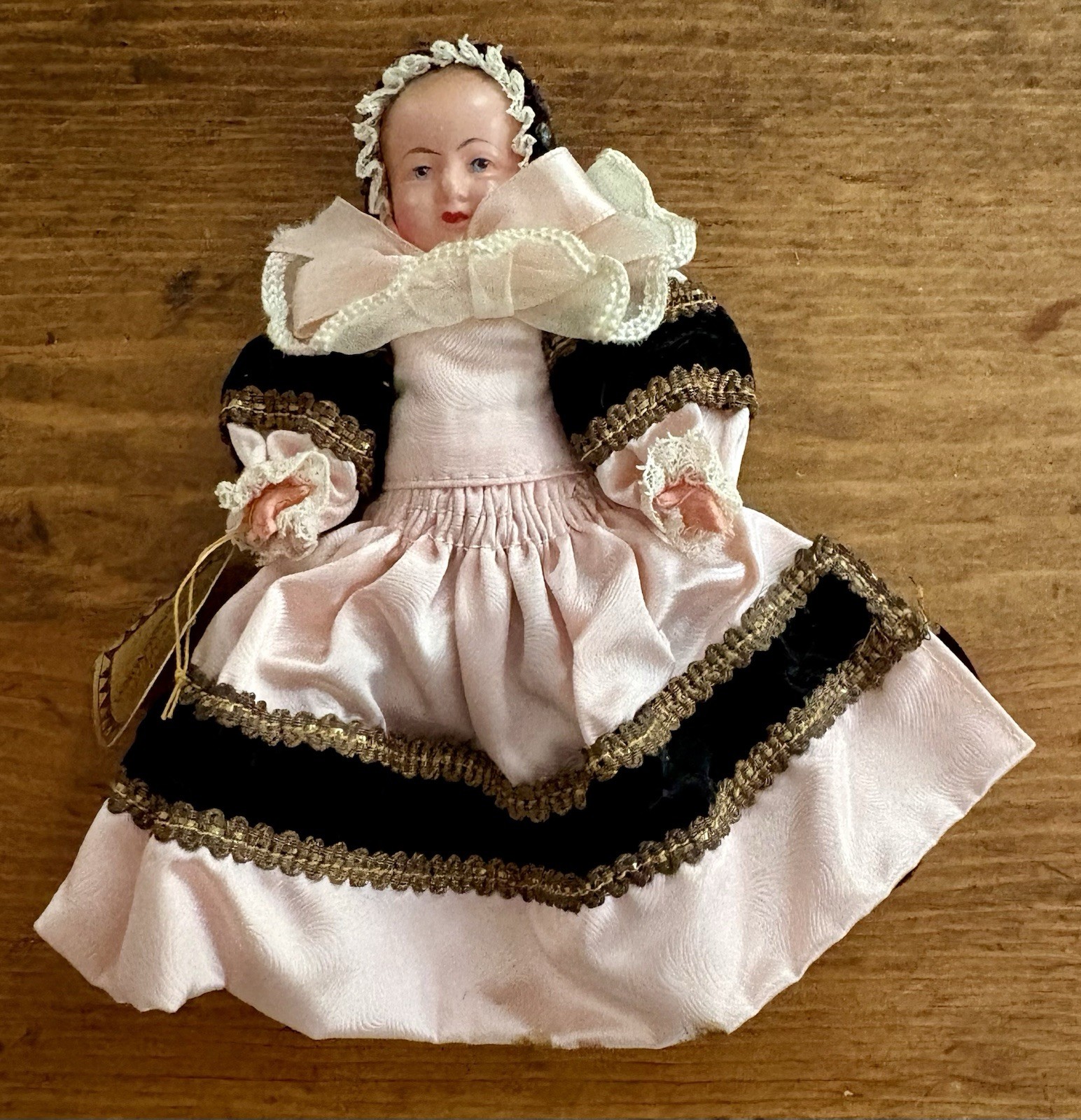 Vintage Celluloid French Baby Doll - Bebe Breton- Tagged Vintage Celluloid French Baby Doll - Bebe Breton- Tagged