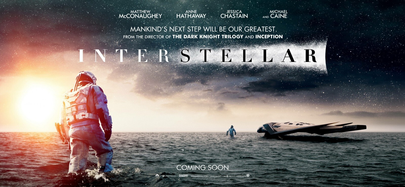 2014 Interstellar Movie Poster 11X17 Matthew McConaushey Anne Hathaway 🍿