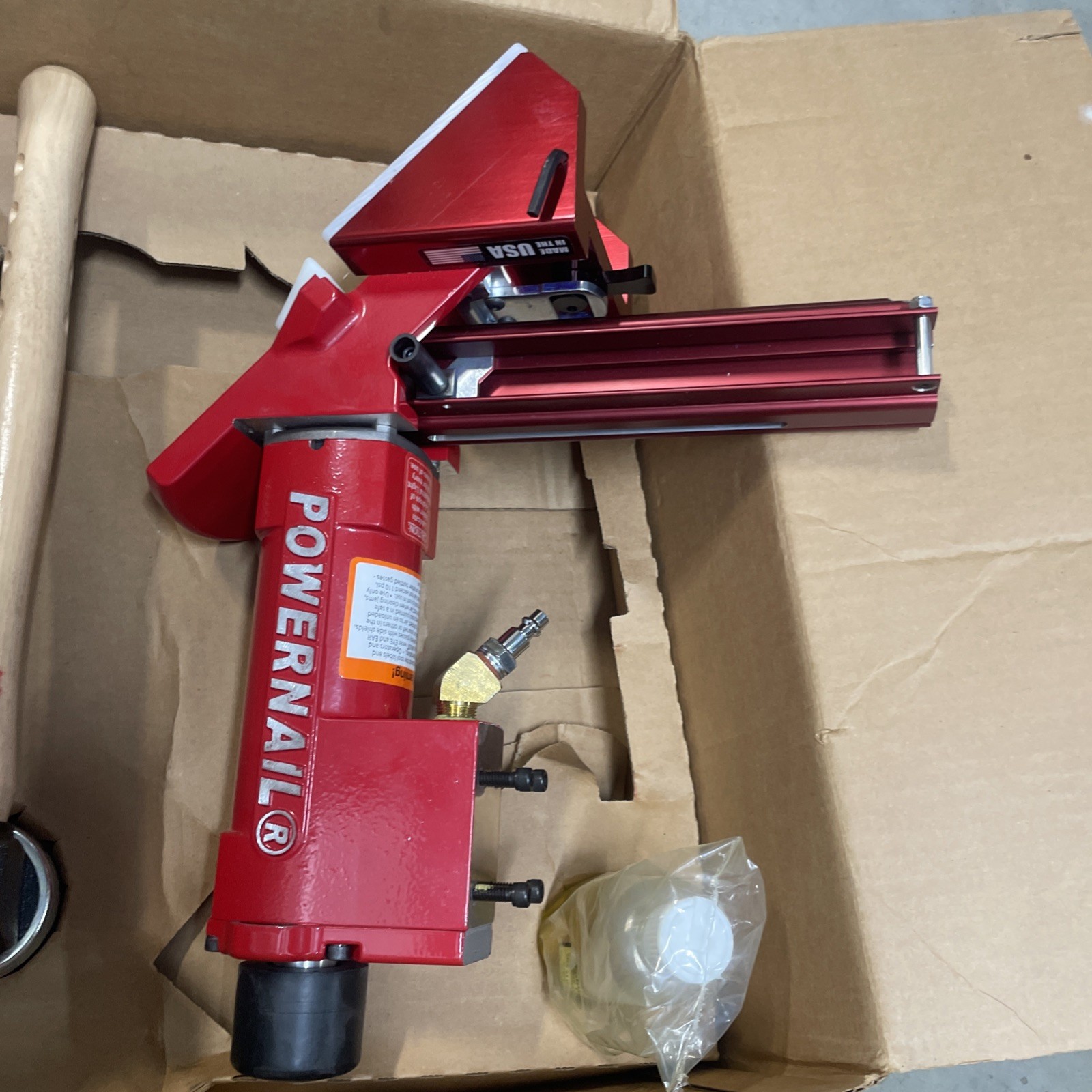 Powernail Model 50P Pneumatic Flooring Nailer Nail Gun New MISSING HANDEL Powernail Model 50P Pneumatic Flooring Nailer Nail Gun New MISSING HANDEL