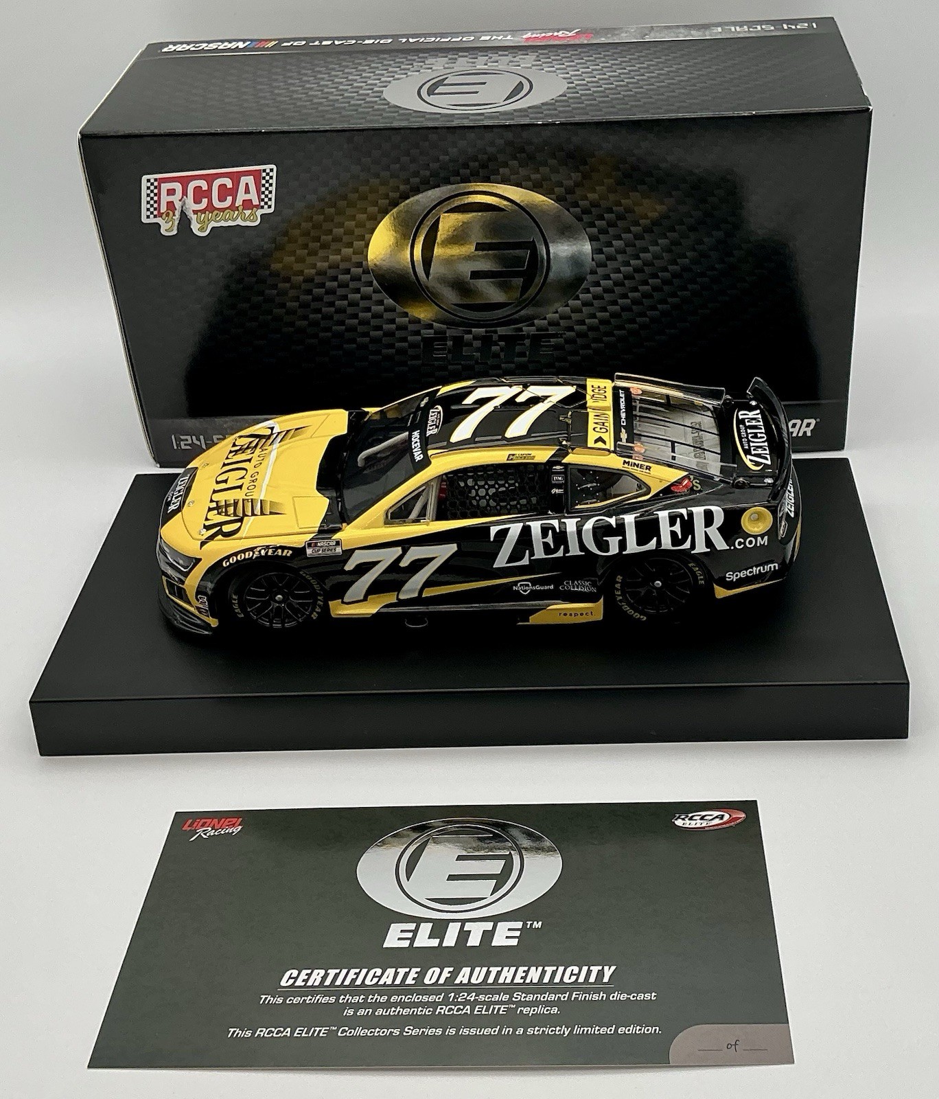 2026  1/24 #77 Carson Hocevar “Zeigler Auto Group” Chevrolet  1 of 352 Elite