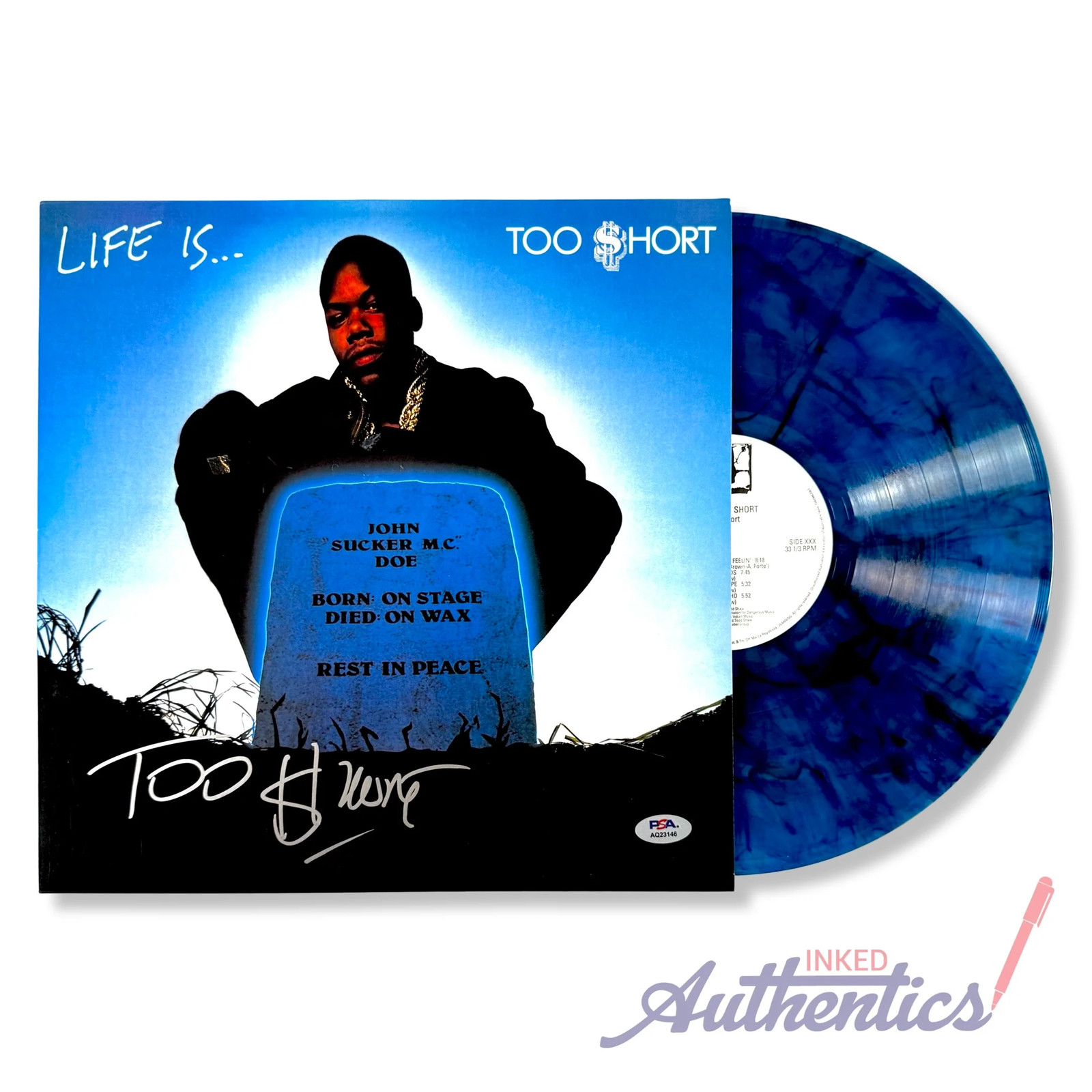 Too Short Signed Autographed Vinyl LP “Life Is… Too $hort” PSA/DNA Authenticated