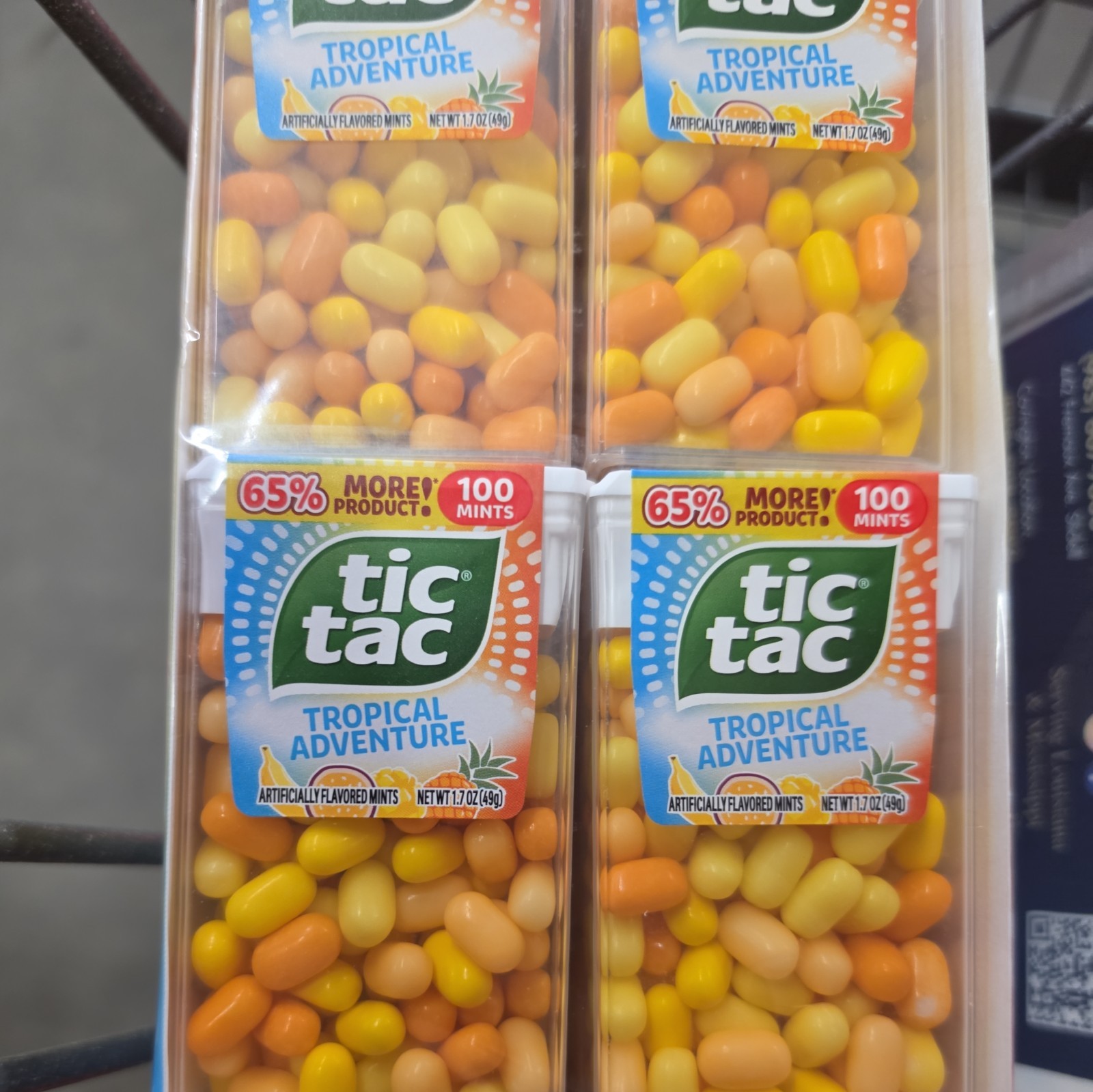 (8) Tic Tac 🍌🍍 Tropical Adventure RARE Mango, Pineapple, Banana,Passion 1.7 oz