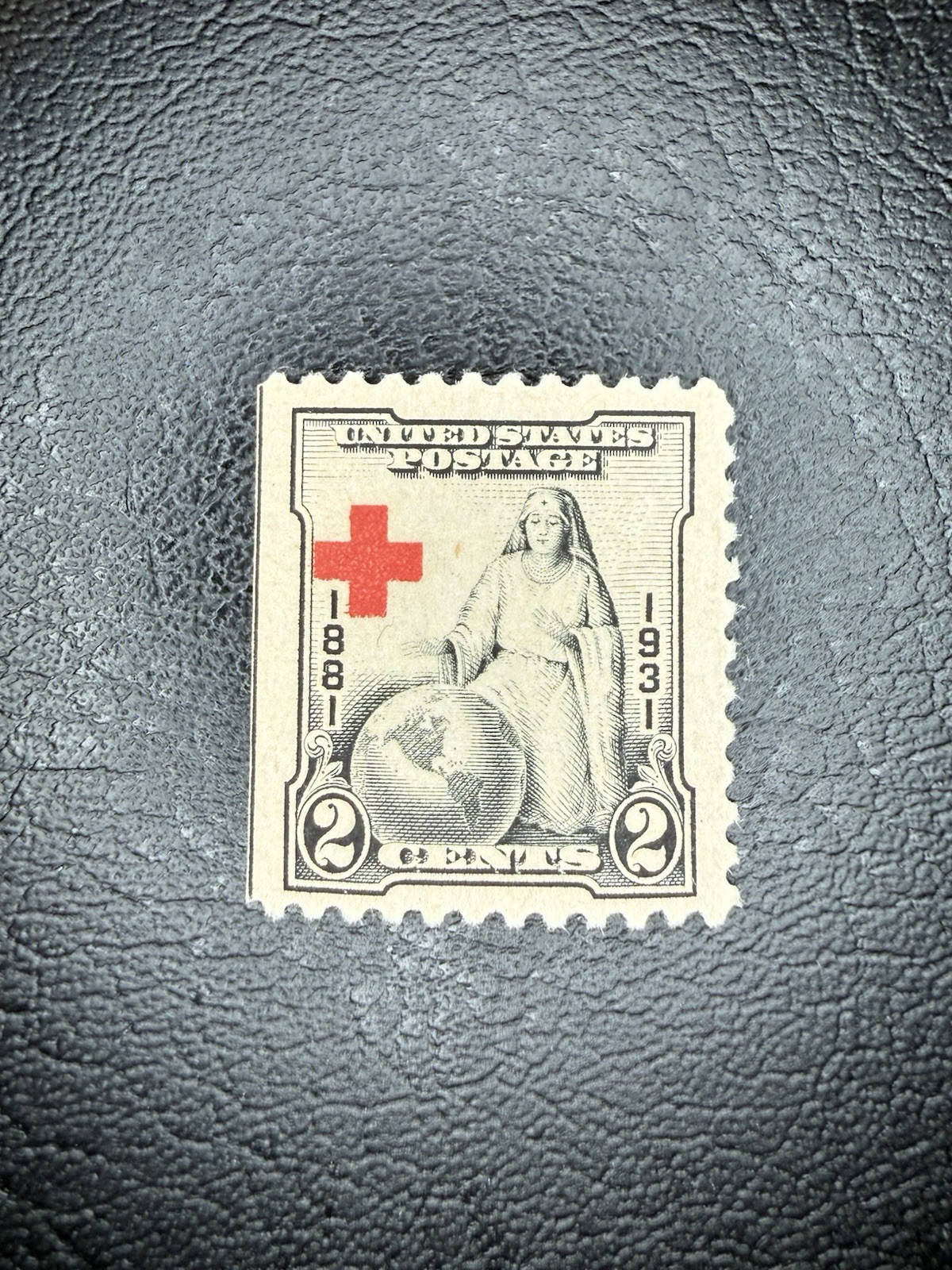 US Scott 702 - 1931 United States 2¢ Red Cross, Mint NH OG