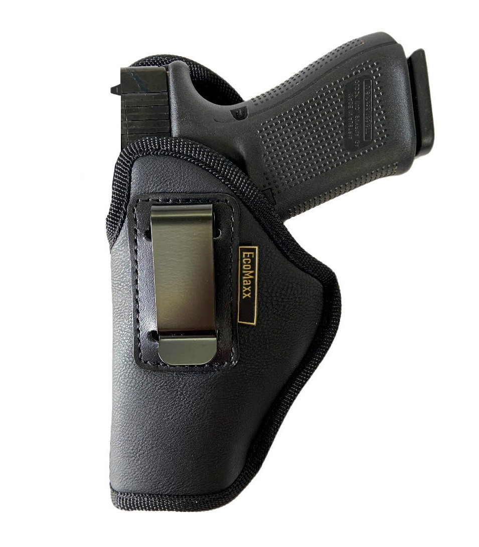 IWB Soft Leather Holster EcoMaxx - You'll Forget It's On Choose Gun Model