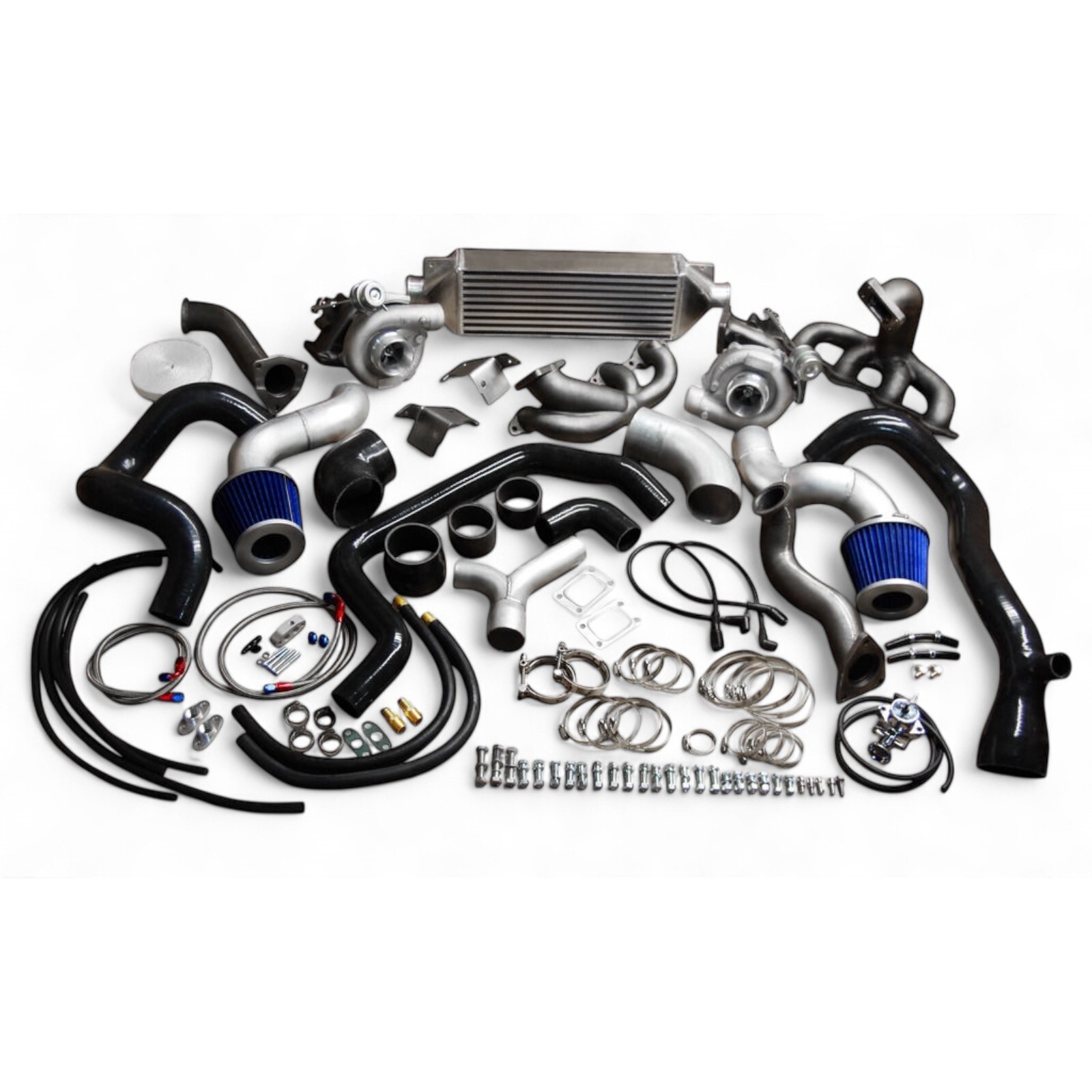 TWIN Turbo Kit 1000HP 99-13 FOR Silverado Sierra Suburban 4.8L 5.3L 6.0L Vortec
