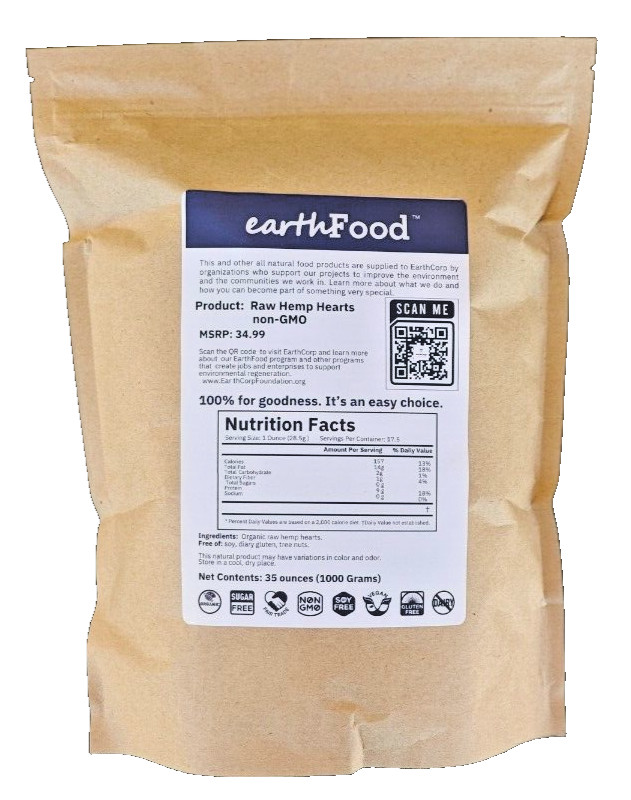 Organic Hemp Hearts | Golden & Delicious | -2.2 lb | Fresh Harvest-APRIL 2026