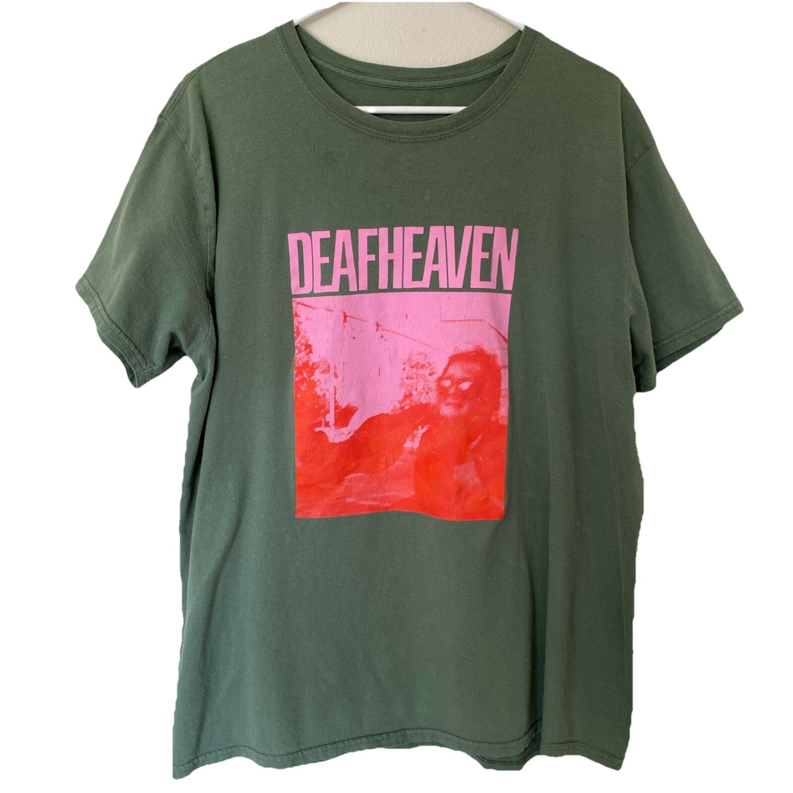 Deafheaven Band Collection Album  T Shirt Green All Size AQ49