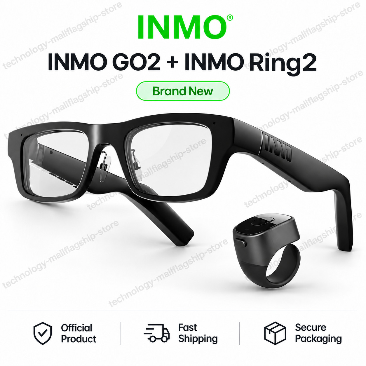 INMO GO2 GO 2 Smart AR Glasses Wireless AI Assistant for Music/Call/Translation
