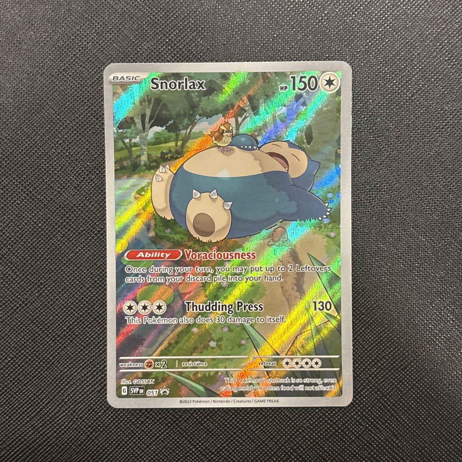 Snorlax 051 Sv: Scarlet & Violet Promo Cards Holo