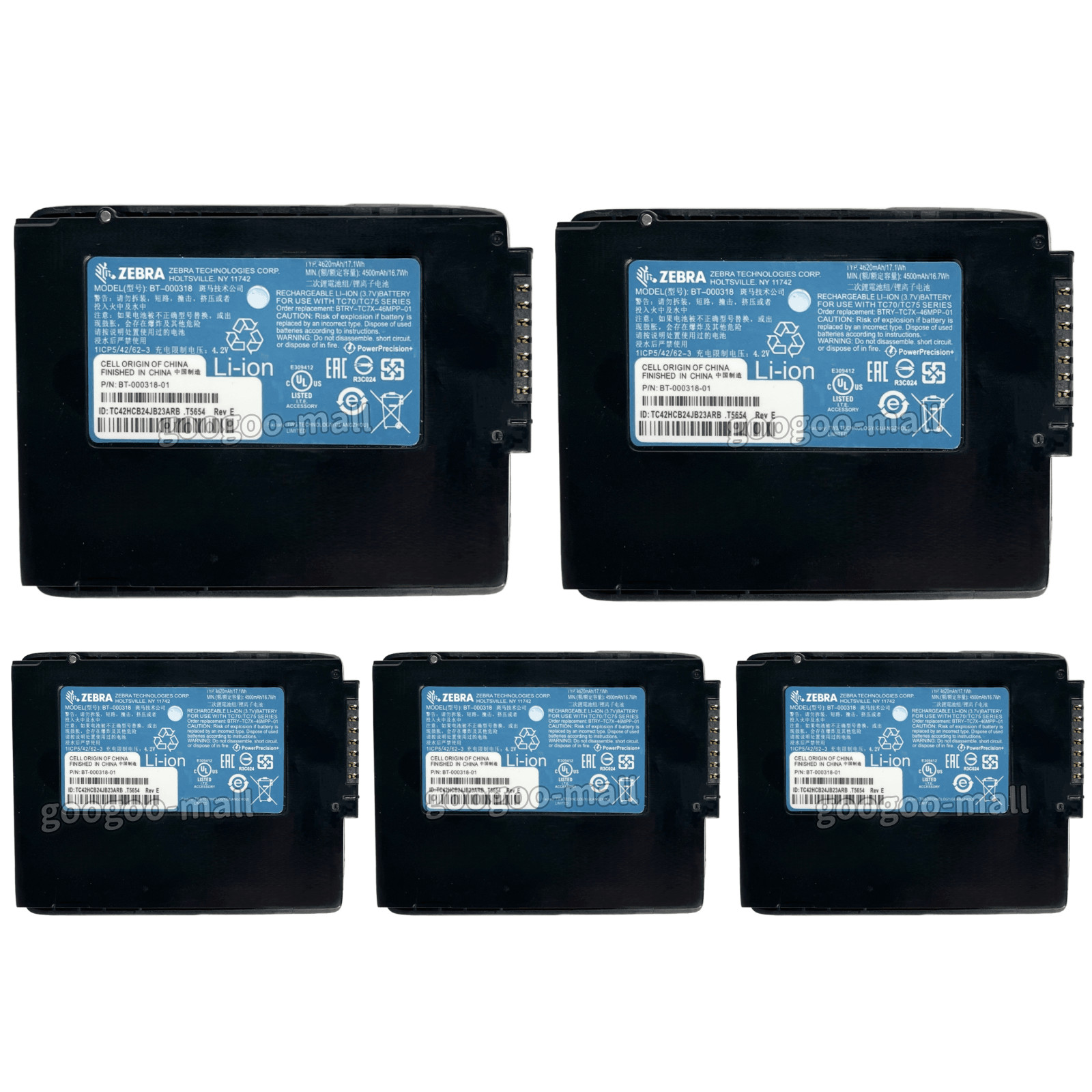 10-PCS New Genuine TC77 Battery 82-171249-02 for Zebra TC70 TC55 TC75 BTRY-TC7X
