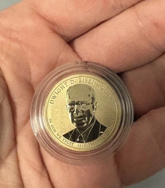 2015P Dwight D Eisenhower Reverse Proof Presidential Coin Key 2015P Dwight D Eisenhower Reverse Proof Presidential Coin Key