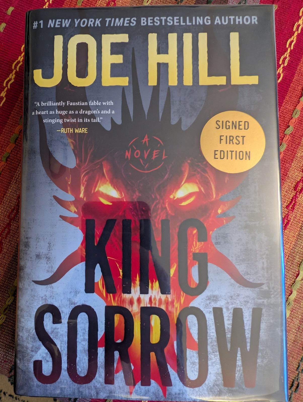 King Sorrow by Joe Hill (2025) Signed US First Edition. As New.