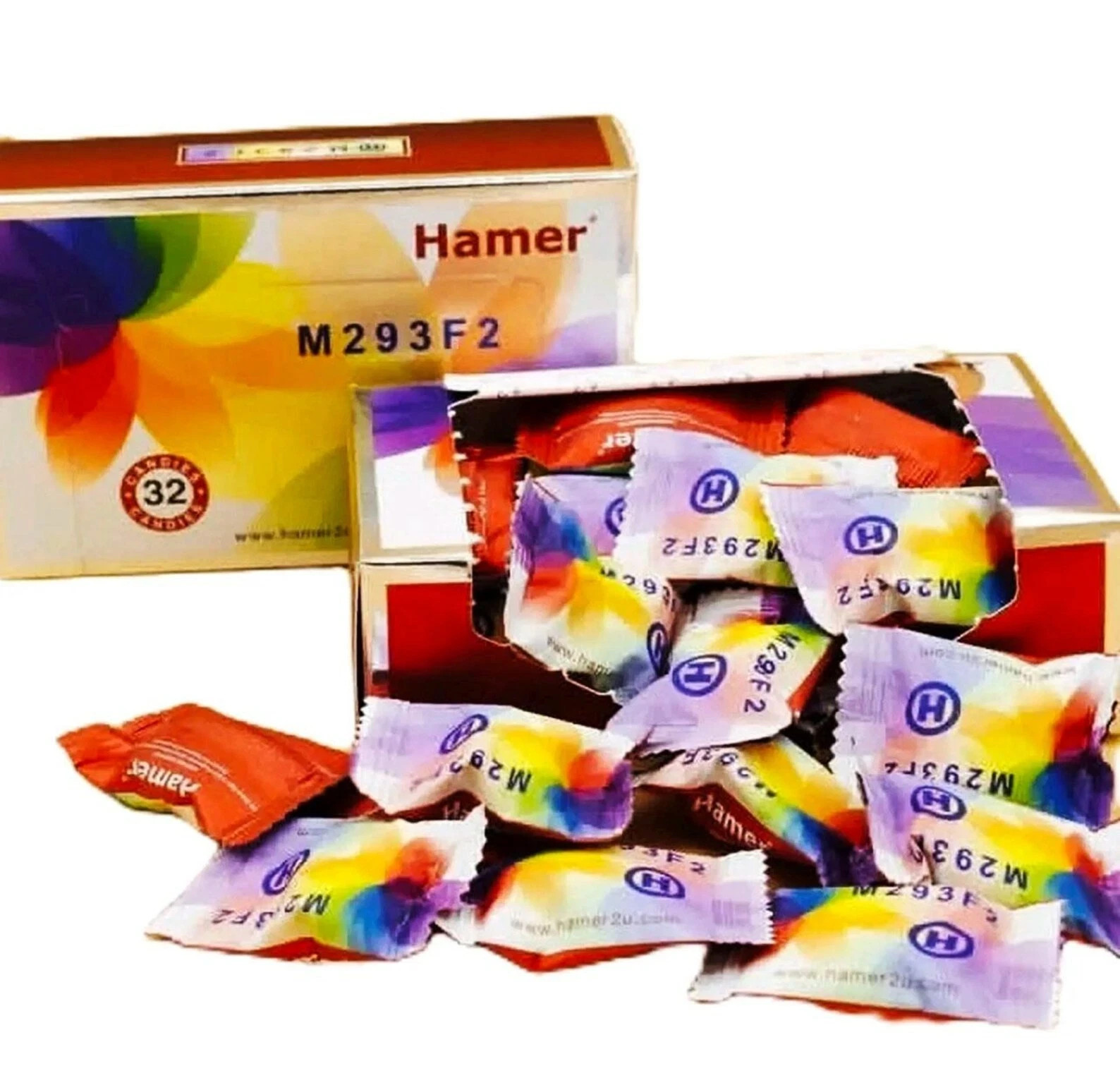 BestPrice Coffee Herbal Candy – HMR Rainbw Natural Energy Treat 32 Pcs / Box