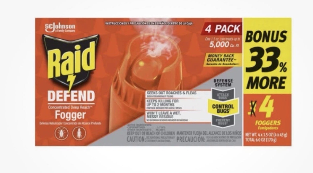 Concentrated Deep Reach Pest Killer and Roach Fogger, 1.5 fl oz (4-Pack)