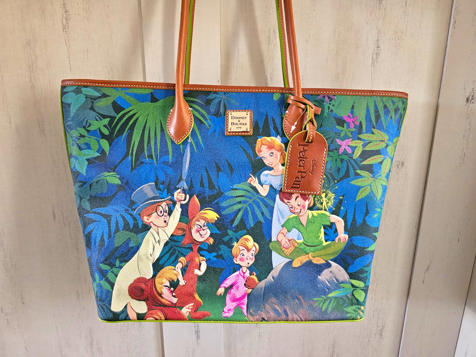 Dooney & Bourke Disney Peter Pan Large Tote Bag, NEW WITH TAGS