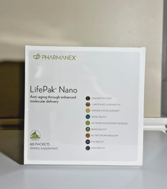 Nu Skin NuSkin Pharmanex Lifepak Nano Anti-Aging 60 packets  NEW SEALED