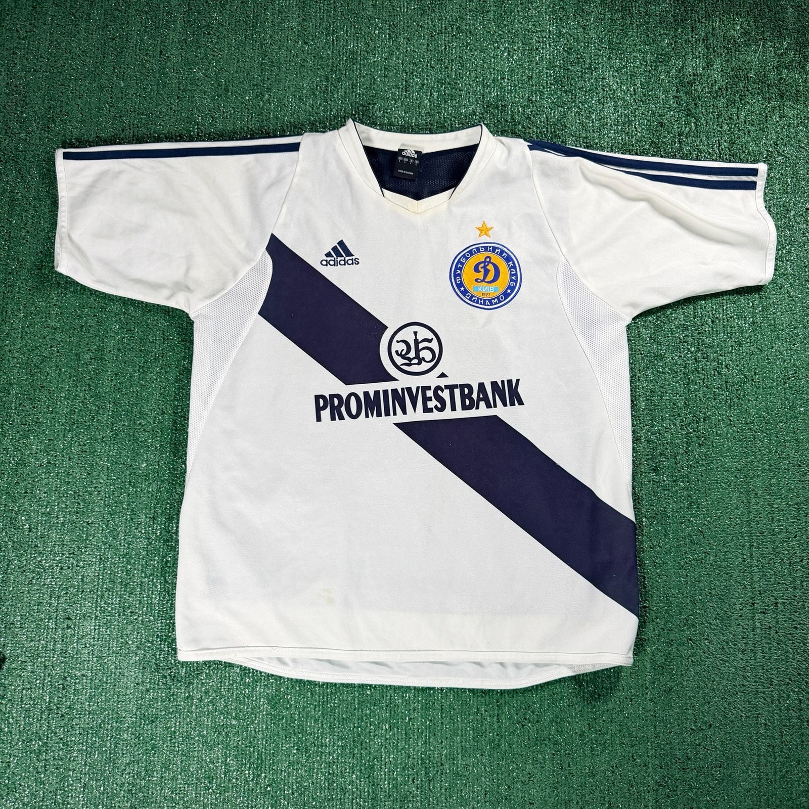 Vintage Adidas Dynamo Kyiv 2003-04 Soccer Jersey Home Shirt Shevchenko 10