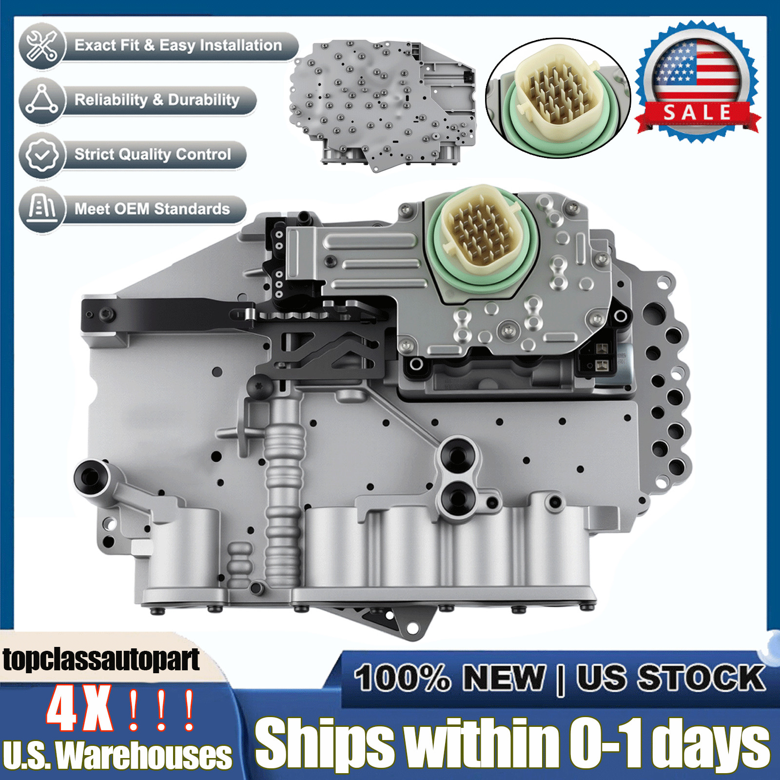 Upgraded 545RFE Transmission Valve Body +Solenoid For Dodge Ram Chrysler Charger