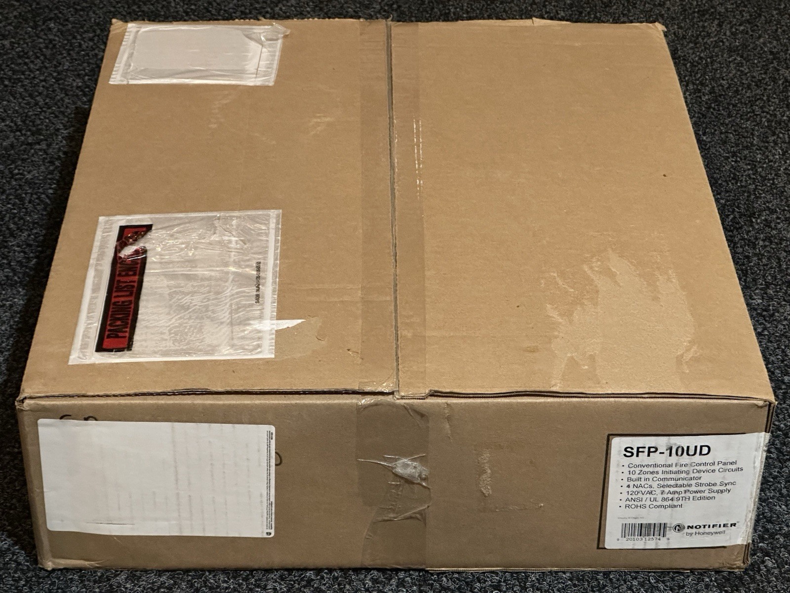 NOTIFIER SFP-10UD CABINET ENCLOSURE ONLY WITH CHASSIS - BLACK - BRAND NEW